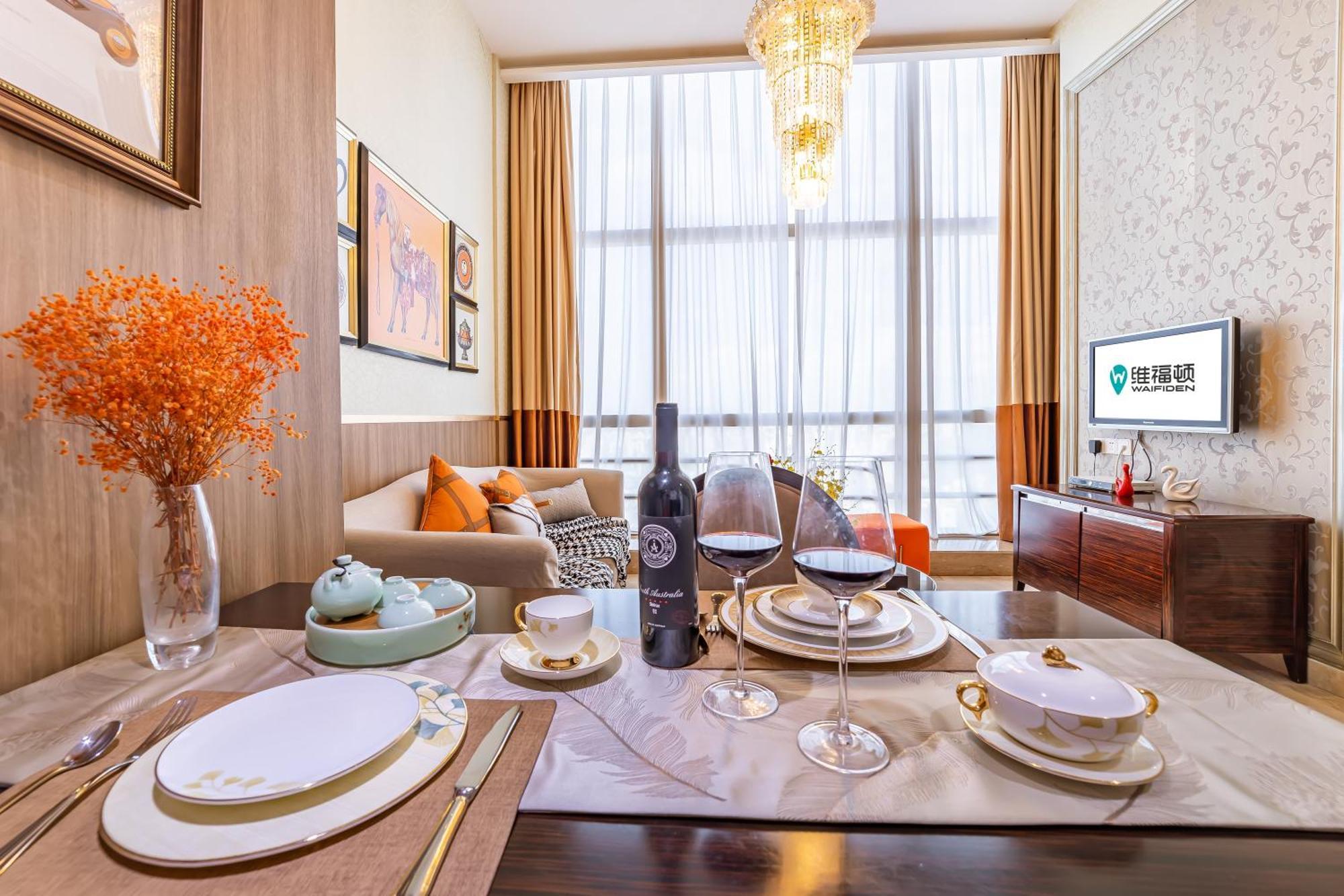 Waifiden Guangzhou Grand View Golden Palace Apartment - Free Shuttle Bus During The Canton Fair Экстерьер фото
