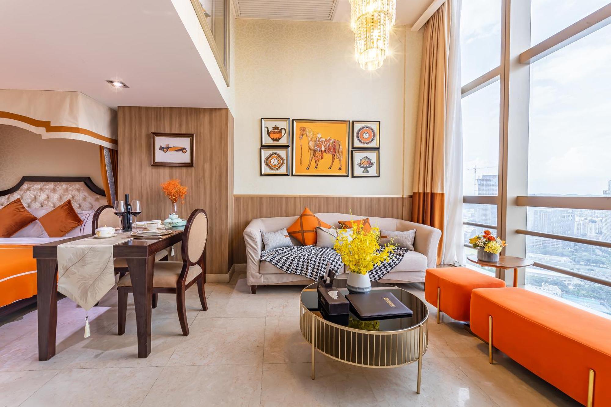 Waifiden Guangzhou Grand View Golden Palace Apartment - Free Shuttle Bus During The Canton Fair Экстерьер фото