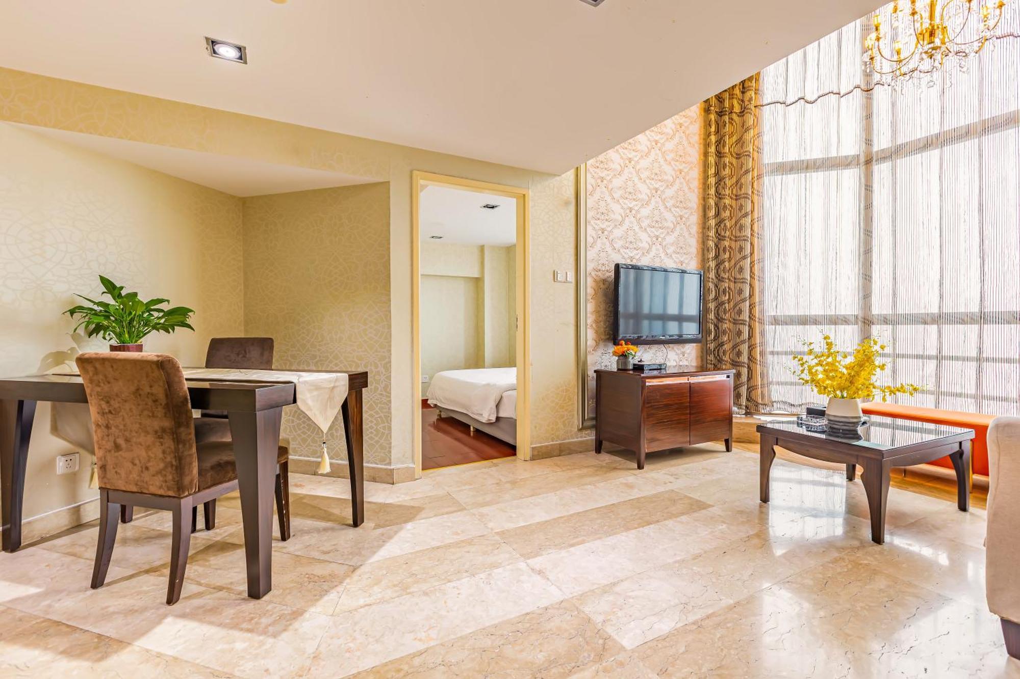 Waifiden Guangzhou Grand View Golden Palace Apartment - Free Shuttle Bus During The Canton Fair Номер фото